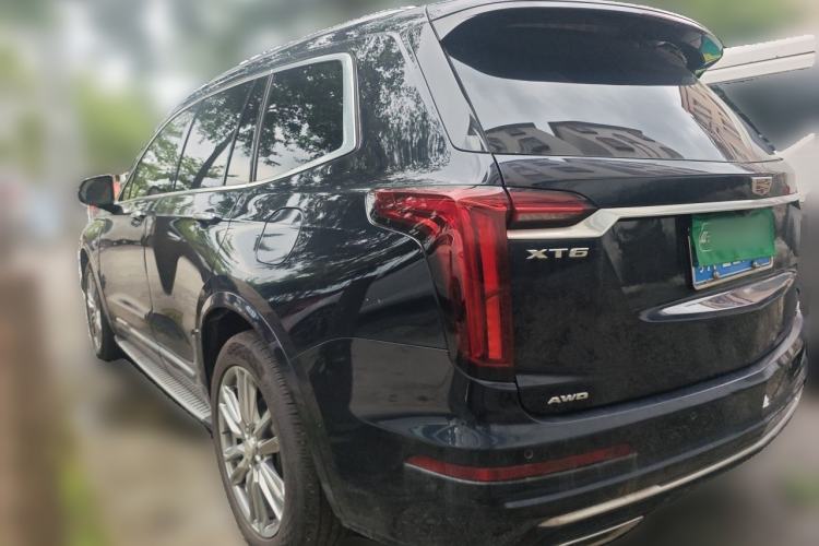 Used Cadillac XT6 2021 2.0T Six-Seater Four-Wheel-Drive Luxury Version Rear Left 45 Deg