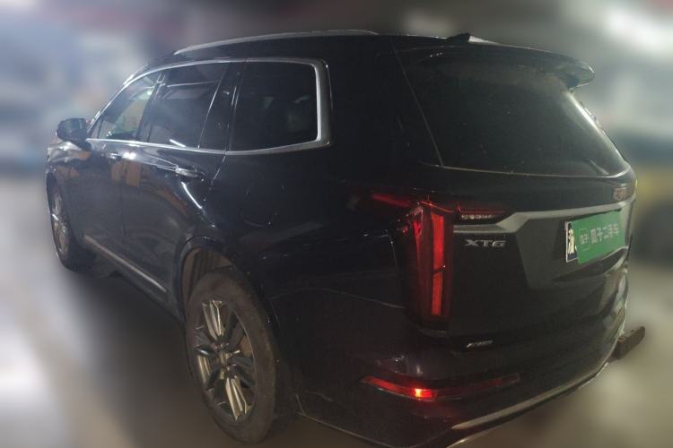 Used Cadillac XT6 2021 2.0T Six-Seater Four-Wheel-Drive Luxury Version Rear Left 45 Deg