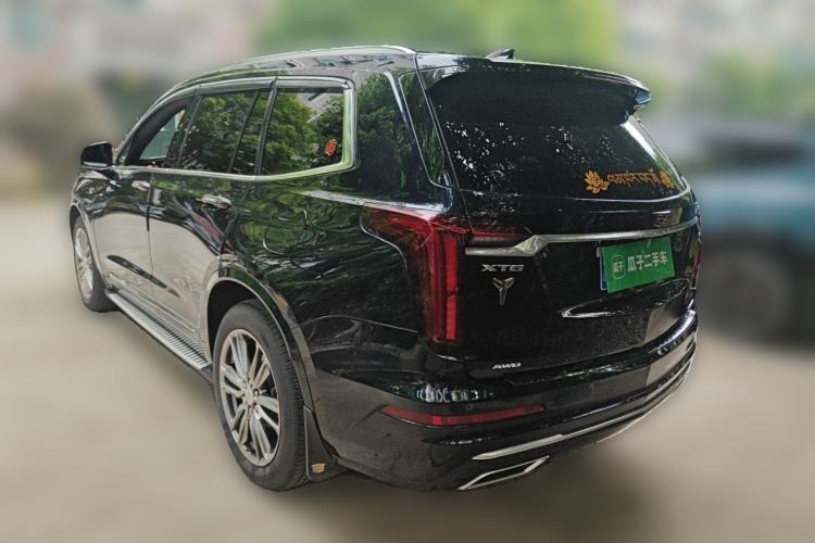 Used Cadillac XT6 2021 2.0T Six-Seater Four-Wheel-Drive Luxury Version Rear Left 45 Deg