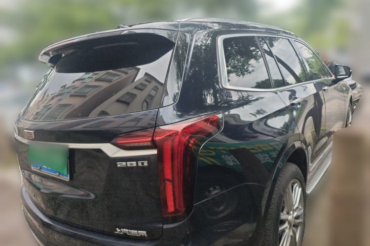 Used Cadillac XT6 2021 2.0T Six-Seater Four-Wheel-Drive Luxury Version Rear Right 45 Deg