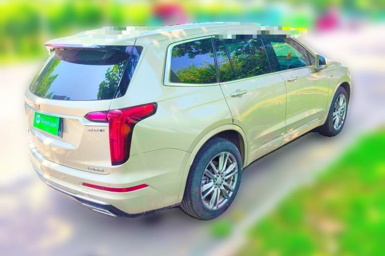 Used Cadillac XT6 2021 2.0T Six-Seater Four-Wheel-Drive Luxury Version Rear Right 45 Deg