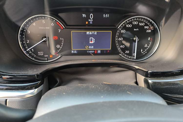 Used Cadillac XT6 2021 2.0T Six-Seater Four-Wheel-Drive Luxury Version Odometer Close Up