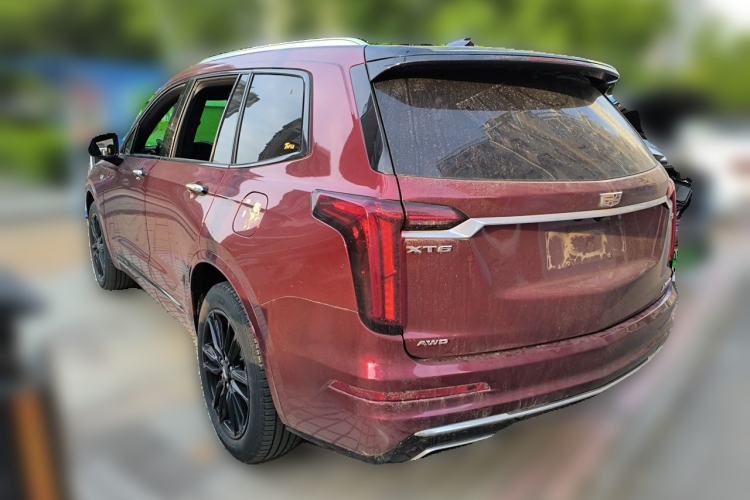 Used Cadillac XT6 2021 2.0T Six-Seater Four-Wheel-Drive Luxury Version Rear Left 45 Deg