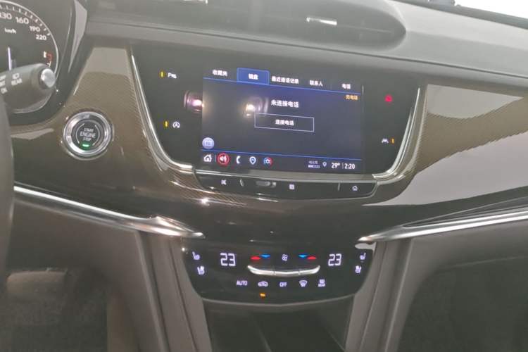 Used Cadillac XT6 2021 28T Six-Seater Four-Wheel-Drive Luxury Version Audio And AC Panel