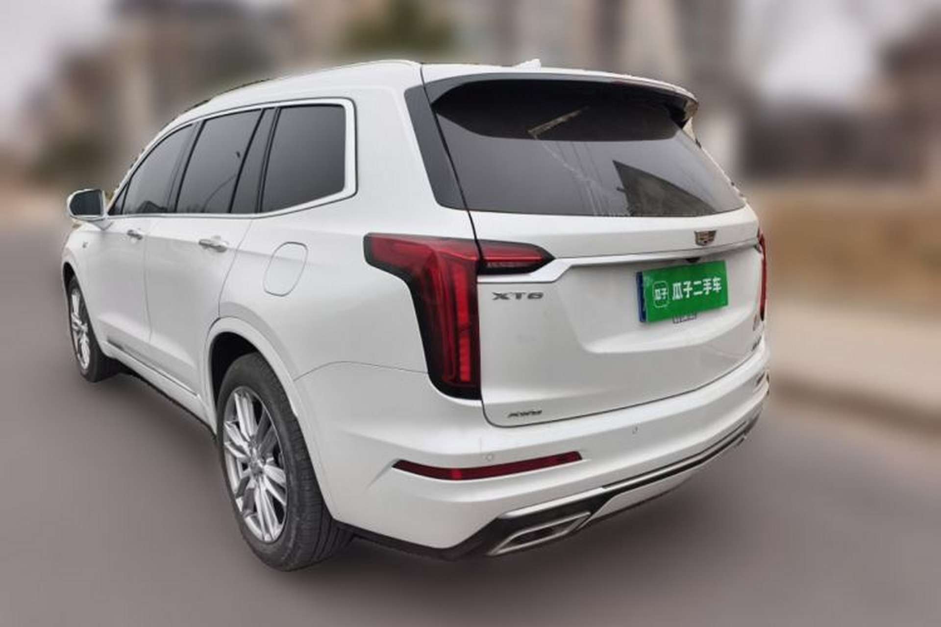 Used Cadillac XT6 2021 2.0T 7-Seater Four-Wheel Drive Luxury Version Rear Left 45 Deg