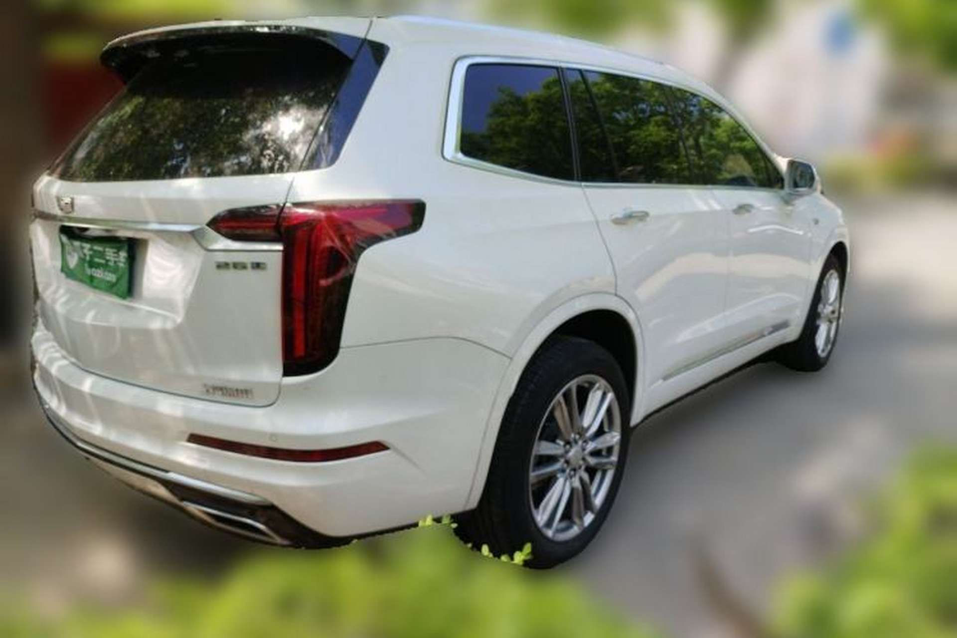Used Cadillac XT6 2021 2.0T Six-Seater Four-Wheel-Drive Luxury Version Rear Right 45 Deg