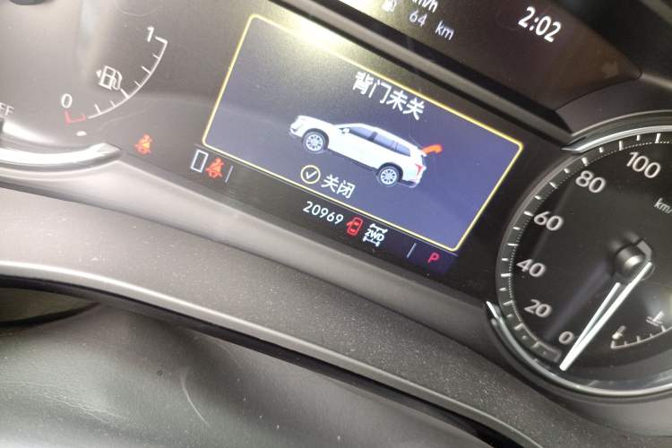Used Cadillac XT6 2021 Revised Version 2.0T 6-Seater Four-Wheel Drive Premium Edition Odometer Close Up