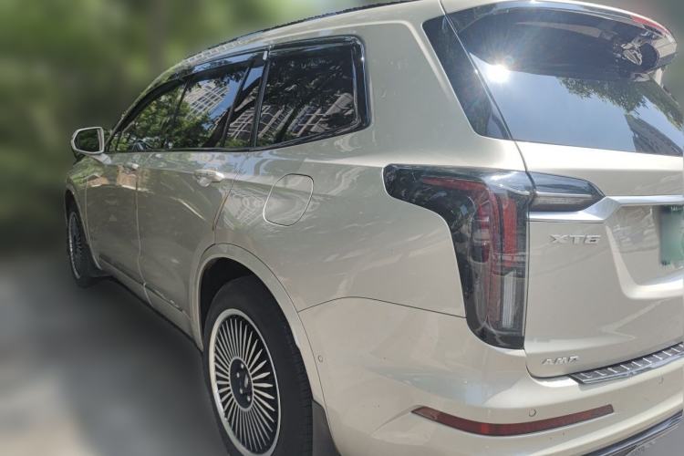 Used Cadillac XT6 2021 2.0T Six-Seater Four-Wheel-Drive Platinum Edition Rear Left 45 Deg