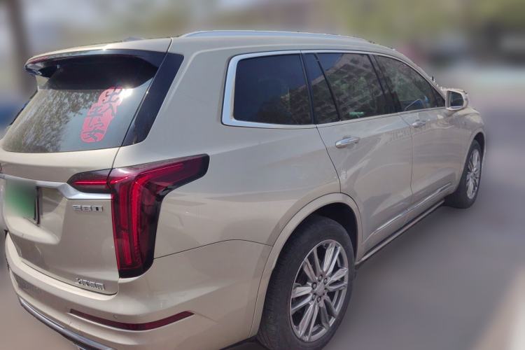 Used Cadillac XT6 2021 2.0T Six-Seater Four-Wheel-Drive Luxury Version Rear Right 45 Deg