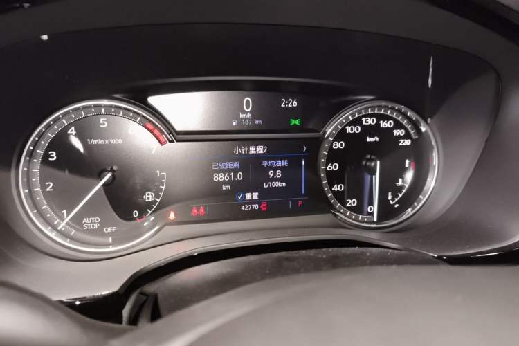 Used Cadillac XT6 2022 2.0T Six-Seater Two-Wheel-Drive Luxury Version Instrument Cluster