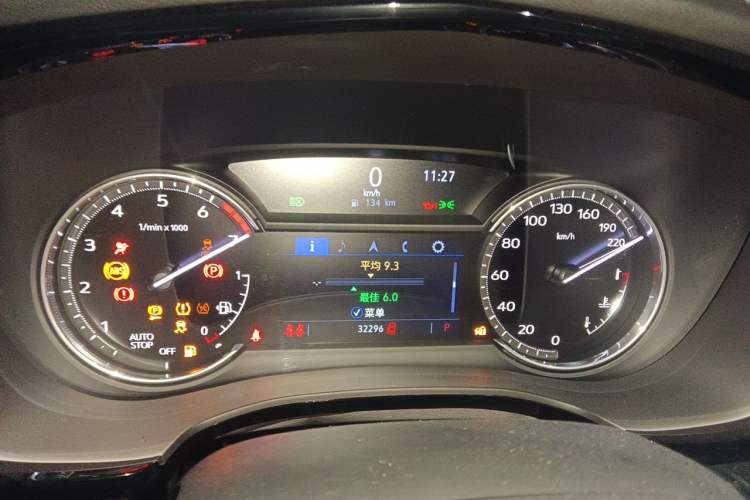 Used Cadillac XT6 2022 2.0T Six-Seater Two-Wheel-Drive Luxury Version Instrument Cluster