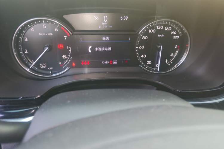 Used Cadillac XT6 2022 2.0T 7-Seater Four-Wheel Drive Luxury Standard Edition Odometer Close Up