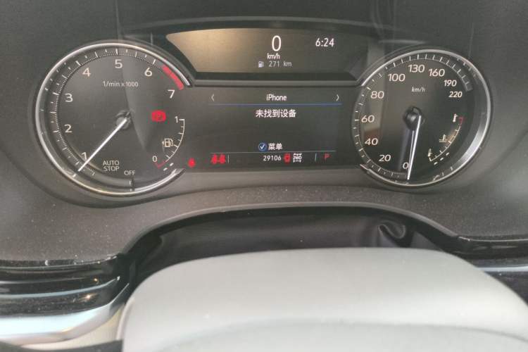 Used Cadillac XT6 2022 2.0T Six-Seater Four-Wheel Drive Luxury Version Odometer Close Up