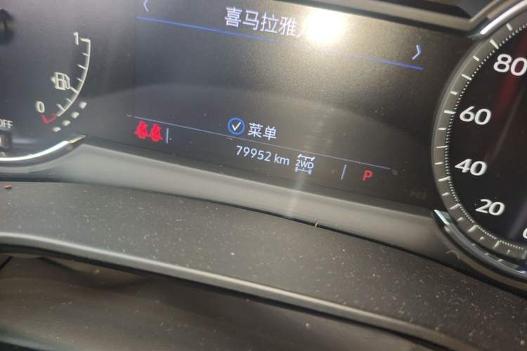 Used Cadillac XT6 2022 2.0T Six-Seater Four-Wheel Drive Luxury Version Odometer Close Up