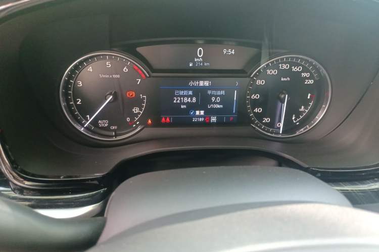 Used Cadillac XT6 2022 2.0T Six-Seater Four-Wheel Drive Luxury Version Odometer Close Up