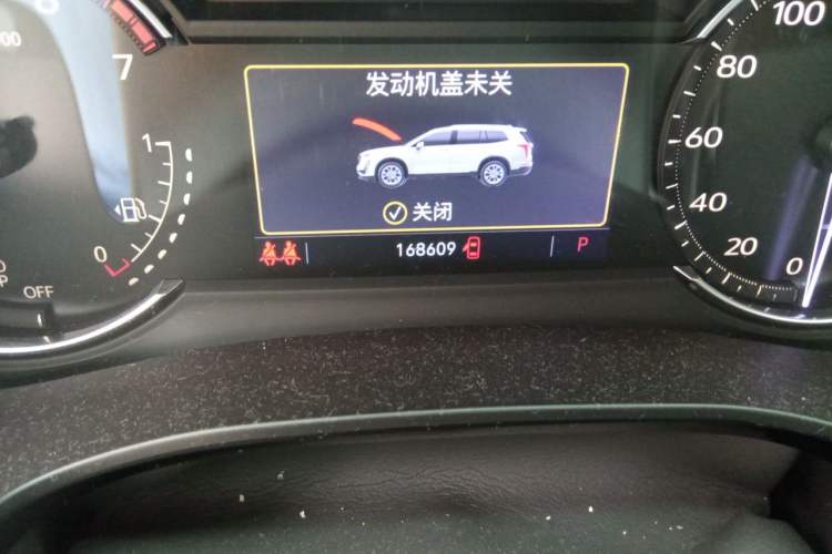 Used Cadillac XT6 2022 2.0T Six-Seater Two-Wheel-Drive Luxury Version Odometer Close Up