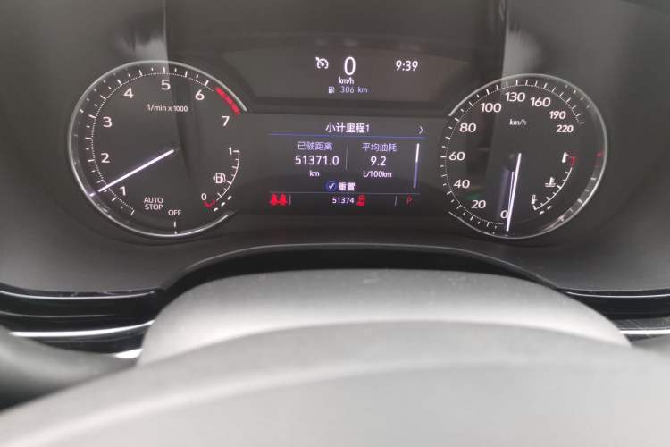 Used Cadillac XT6 2022 2.0T Six-Seater Two-Wheel-Drive Luxury Version Odometer Close Up