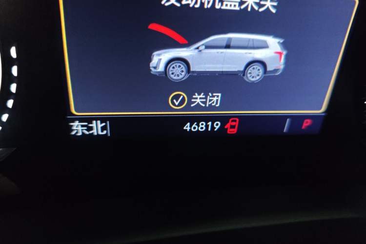 Used Cadillac XT6 2022 2.0T Six-Seater Two-Wheel-Drive Luxury Version Odometer Close Up
