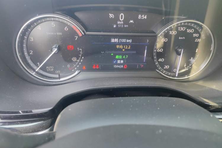 Used Cadillac XT6 2022 2.0T Six-Seater Two-Wheel-Drive Luxury Version Odometer Close Up
