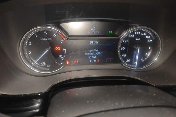Used Cadillac XT6 2022 2.0T Six-Seater Two-Wheel-Drive Luxury Version Odometer Close Up