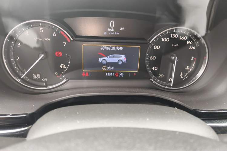 Used Cadillac XT6 2022 2.0T Six-Seater Four-Wheel-Drive Luxury Standard Edition Odometer Close Up