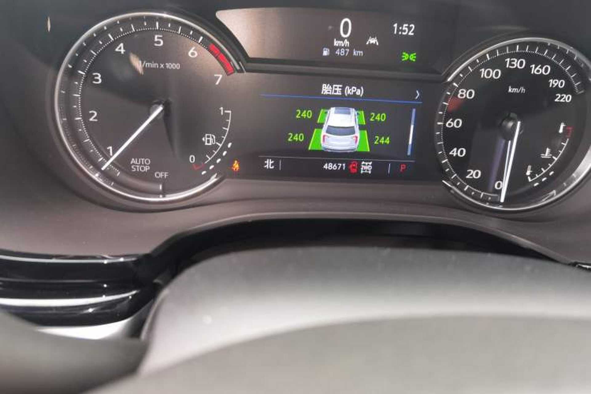 Used Cadillac XT6 2022 2.0T Six-Seater Four-Wheel Drive Luxury Version Odometer Close Up