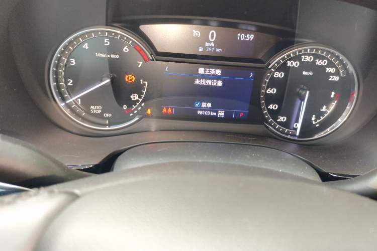 Used Cadillac XT6 2022 2.0T Six-Seater Four-Wheel-Drive Luxury Version Odometer Close Up