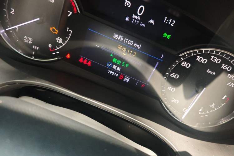 Used Cadillac XT6 2022 2.0T 7-Seater Four-Wheel Drive Luxury Version Odometer Close Up