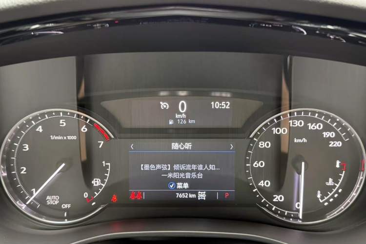 Used Cadillac XT6 2022 2.0T Six-Seater Four-Wheel Drive Luxury Version Odometer Close Up