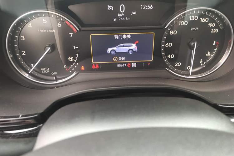 Used Cadillac XT6 2022 2.0T Six-Seater Four-Wheel Drive Luxury Version Odometer Close Up