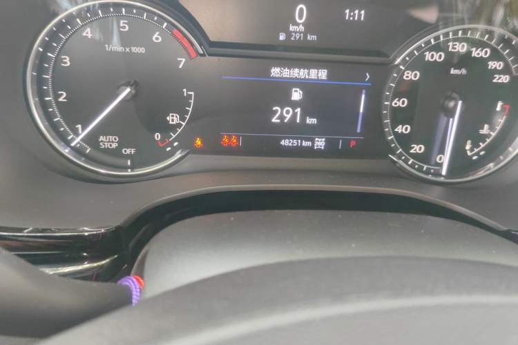 Used Cadillac XT6 2022 2.0T Six-Seater Four-Wheel Drive Luxury 120th Anniversary Limited Edition Odometer Close Up