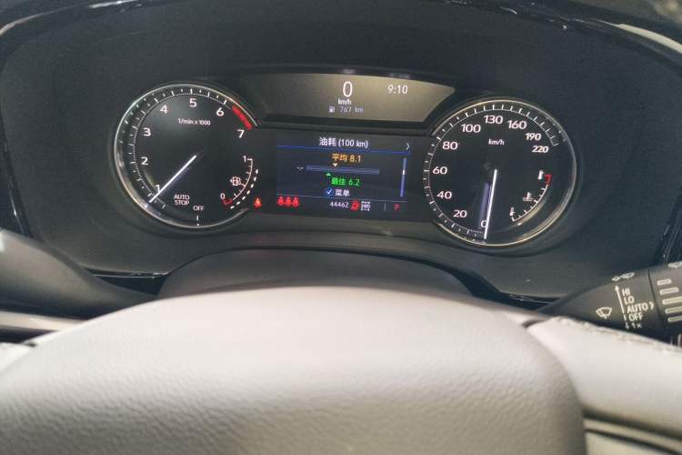 Used Cadillac XT6 2022 2.0T 7-Seater Four-Wheel Drive Luxury Standard Edition Odometer Close Up