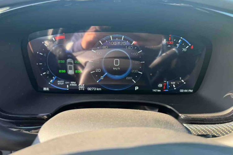Used Cadillac XT6 2022 2.0T Six-Seater Four-Wheel Drive Luxury Version Odometer Close Up