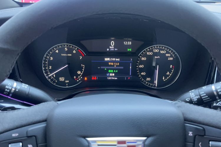 Used Cadillac XT6 2022 2.0T Six-Seater Two-Wheel-Drive Luxury Version Odometer Close Up