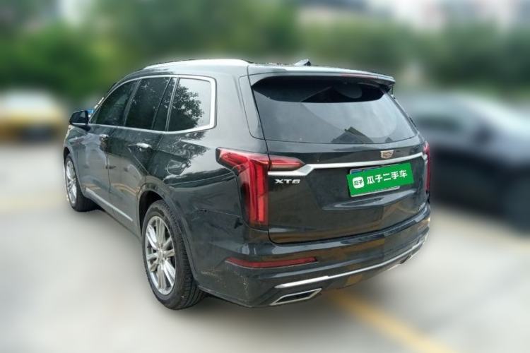 Used Cadillac XT6 2022 2.0T Six-Seater Two-Wheel-Drive Luxury Version Rear Left 45 Deg