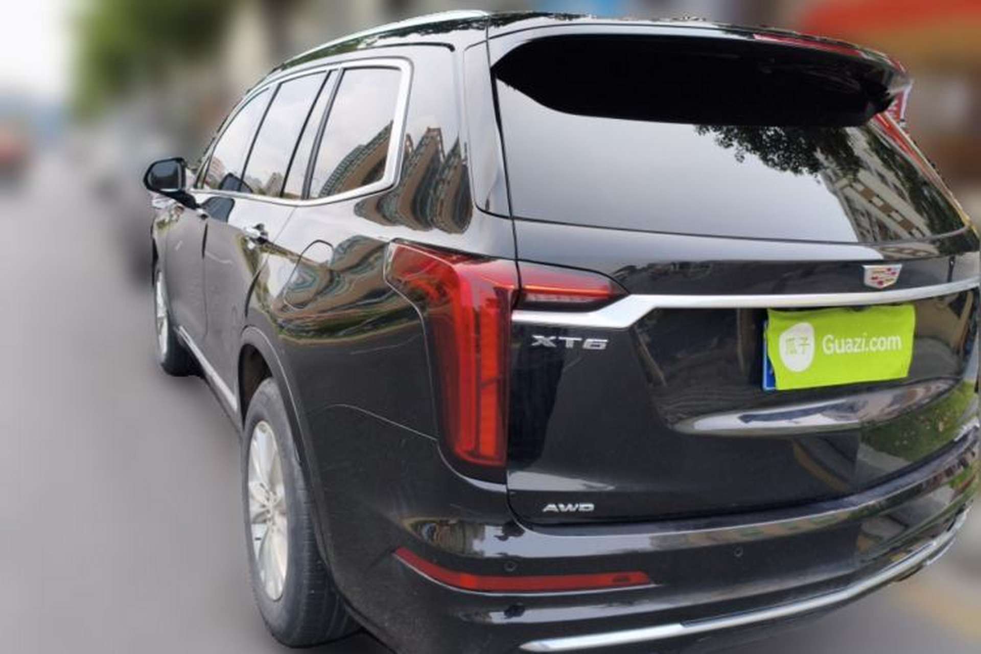 Used Cadillac XT6 2022 2.0T Six-Seater Four-Wheel-Drive Luxury Version Rear Left 45 Deg