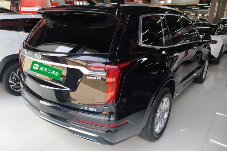 Used Cadillac XT6 2022 2.0T Six-Seater Four-Wheel-Drive Luxury Version Rear Right 45 Deg