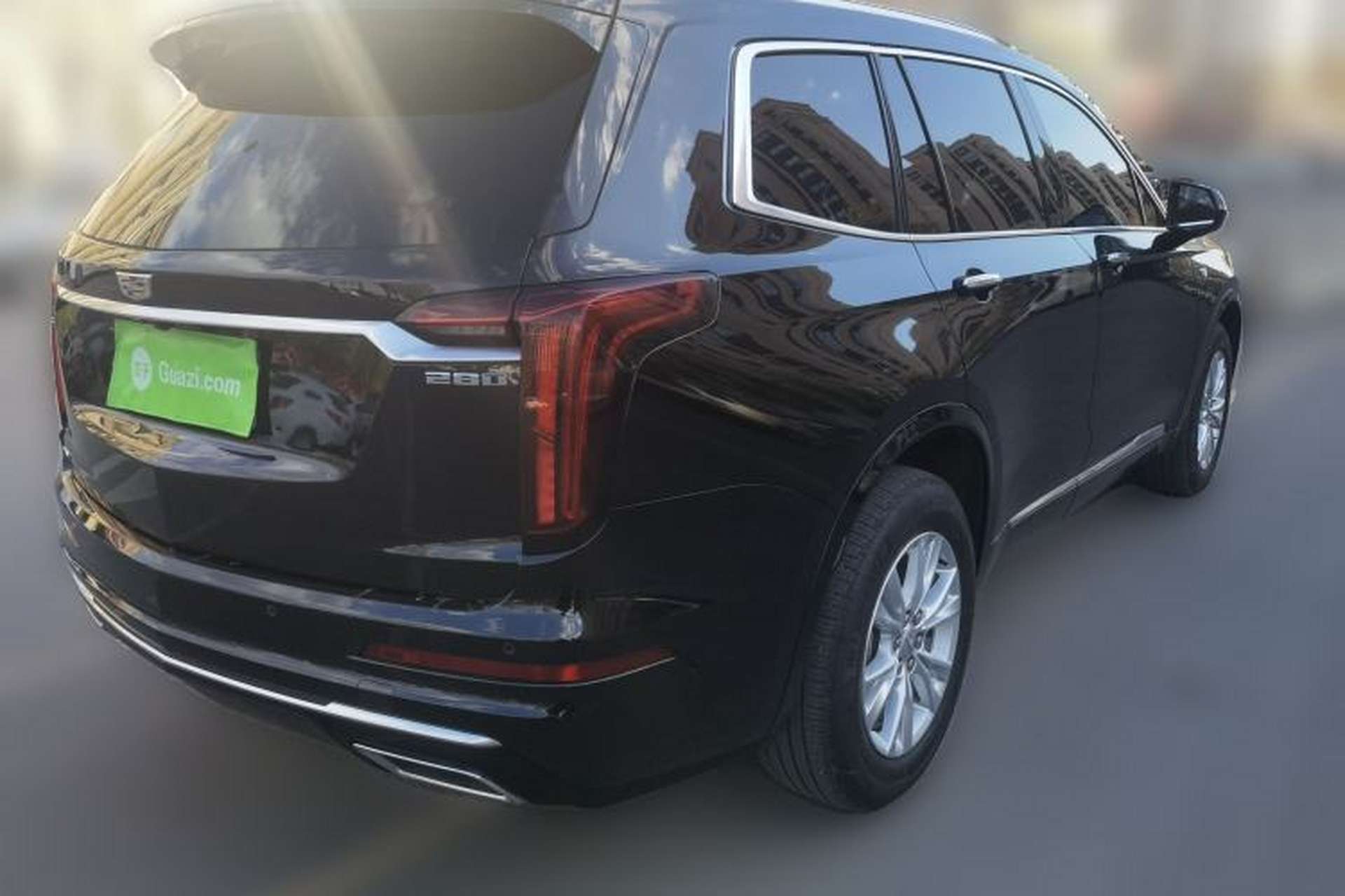 Used Cadillac XT6 2022 2.0T Six-Seater Four-Wheel-Drive Luxury Version Rear Right 45 Deg