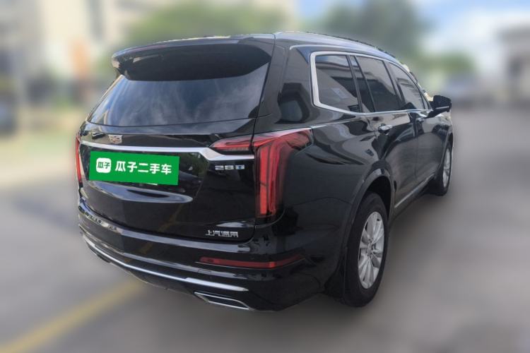 Used Cadillac XT6 2022 2.0T Six-Seater Four-Wheel-Drive Luxury Version Rear Right 45 Deg