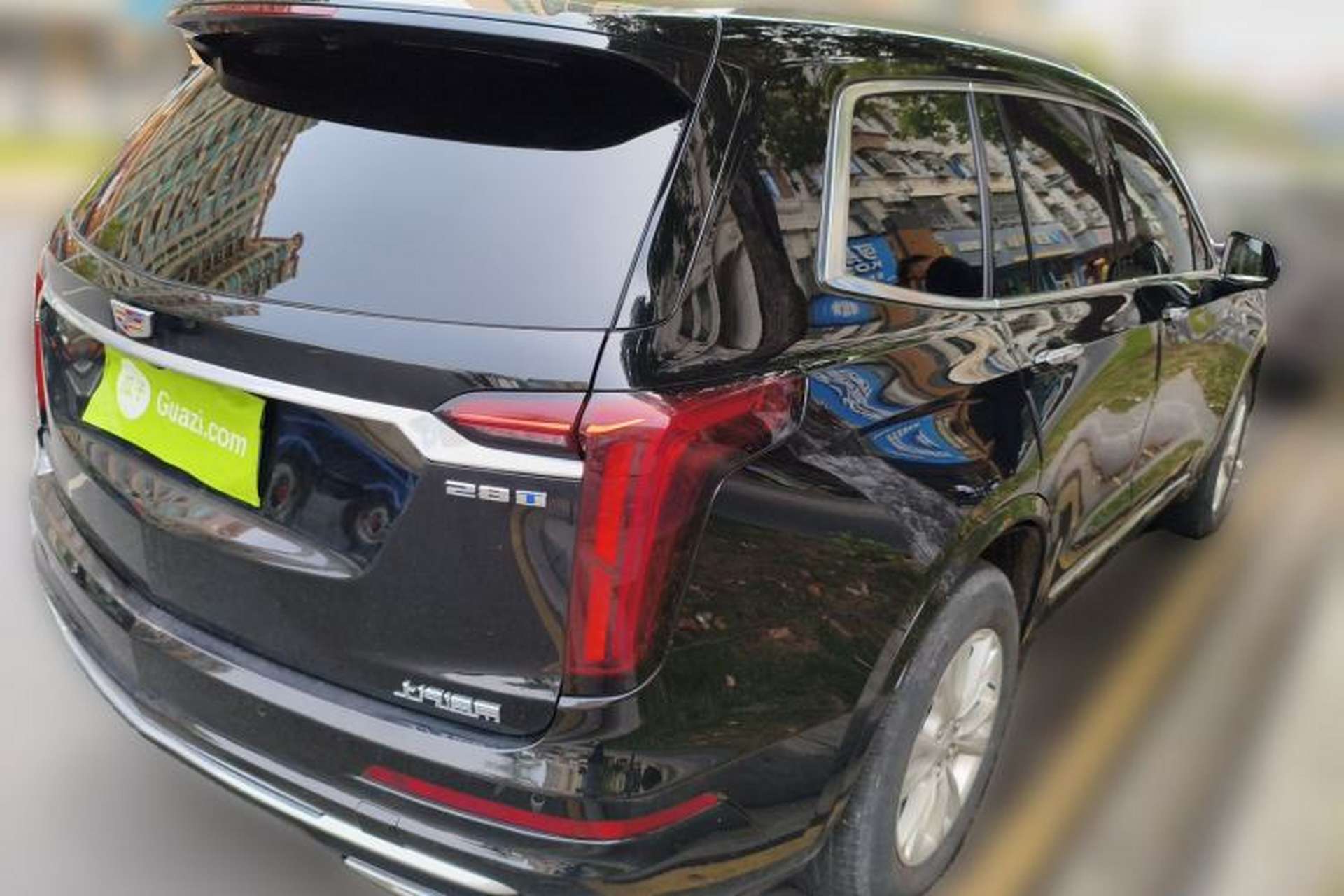 Used Cadillac XT6 2022 2.0T Six-Seater Four-Wheel-Drive Luxury Version Rear Right 45 Deg