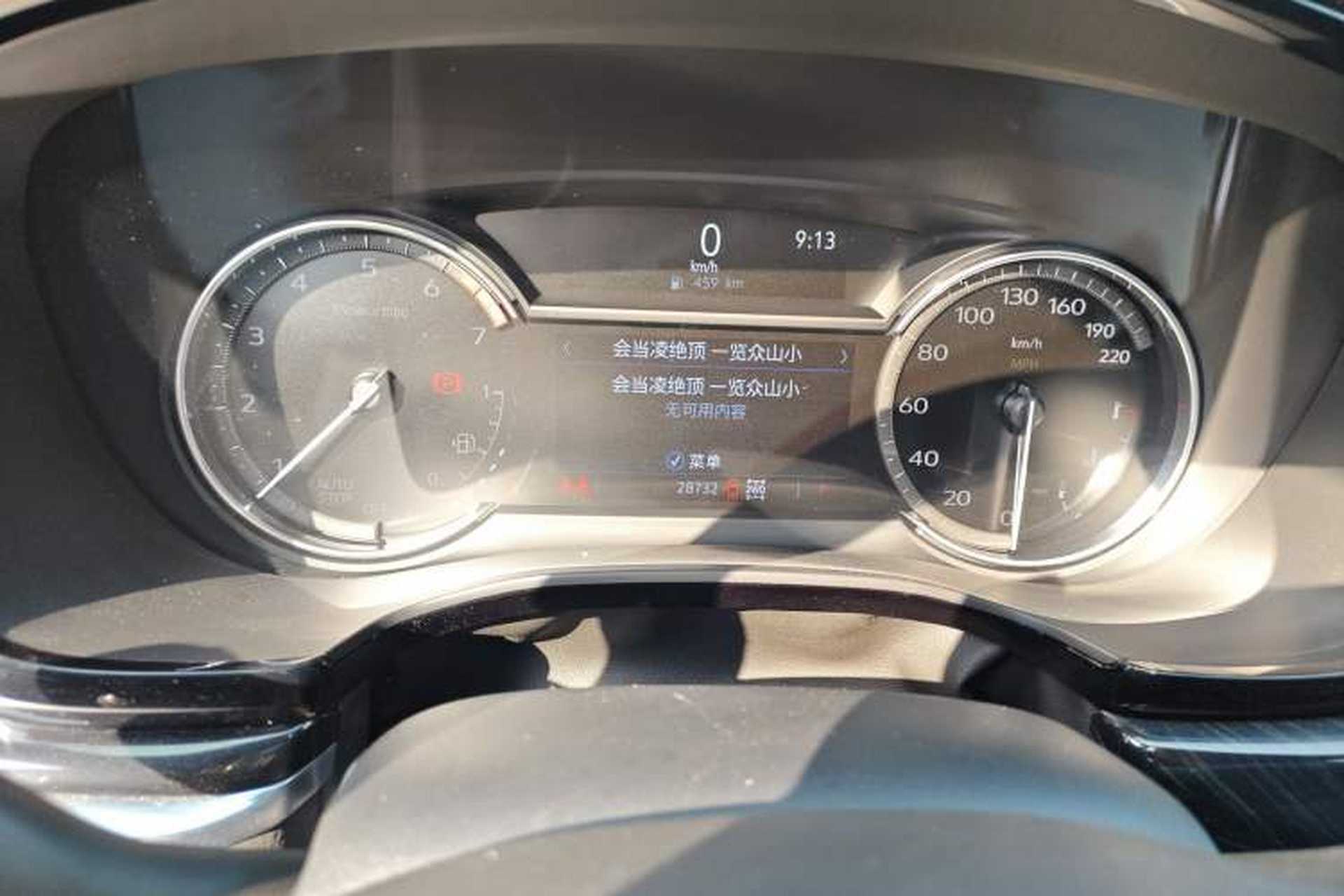Used Cadillac XT6 2022 2.0T Six-Seater Four-Wheel Drive Luxury Version Instrument Cluster