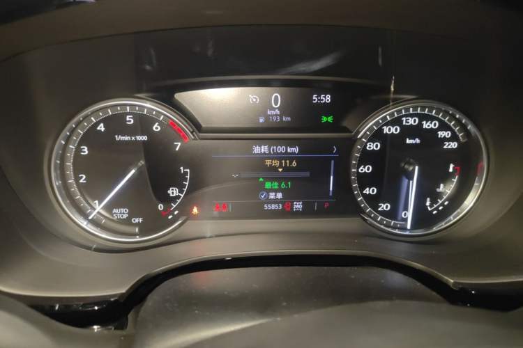 Used Cadillac XT6 2022 2.0T Six-Seater Four-Wheel Drive Luxury Version Instrument Cluster