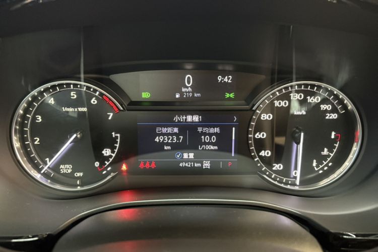 Used Cadillac XT6 2022 2.0T 7-Seater Four-Wheel Drive Luxury Version Odometer Close Up