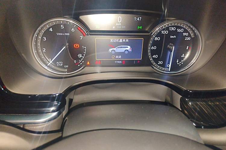 Used Cadillac XT6 2022 2.0T Six-Seater Two-Wheel-Drive Luxury Version Odometer Close Up