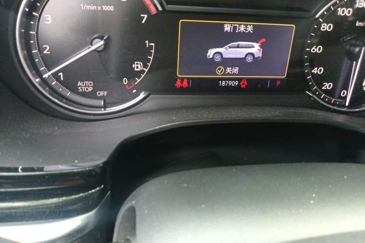 Used Cadillac XT6 2022 2.0T Six-Seater Two-Wheel-Drive Luxury Version Odometer Close Up