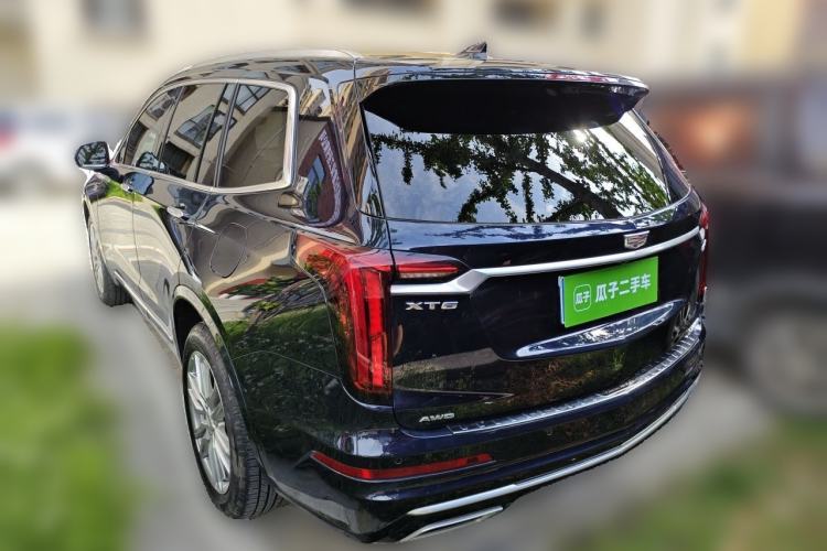Used Cadillac XT6 2022 2.0T Six-Seater Four-Wheel Drive Luxury Version Rear Left 45 Deg