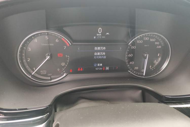 Used Cadillac XT6 2022 2.0T Six-Seater Four-Wheel Drive Luxury Version Odometer Close Up
