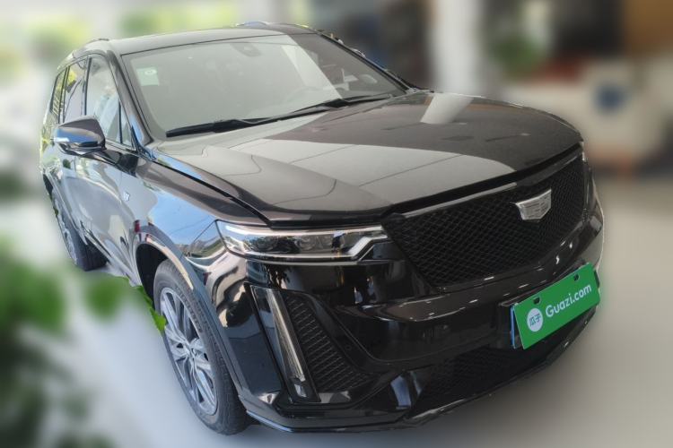 Used Cadillac XT6 2023 2.0T Six-Seater Four-Wheel-Drive Platinum Edition Black Diamond Version Front Right 45 Deg