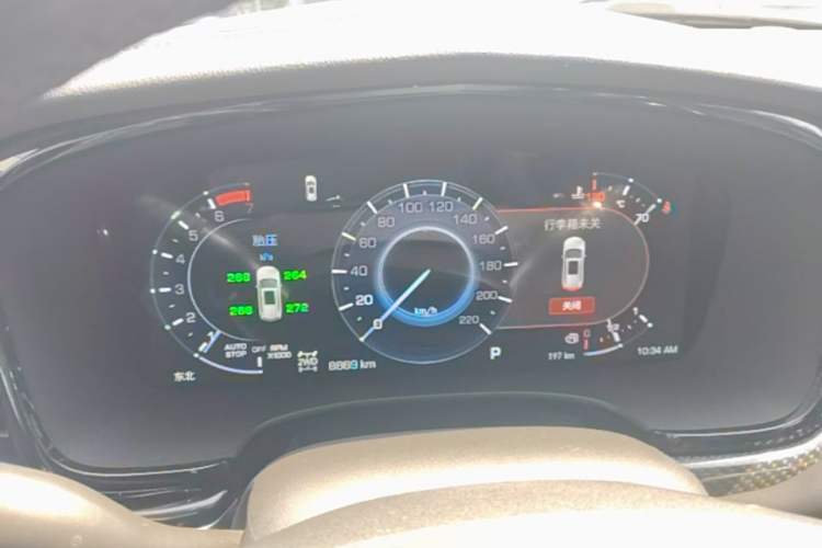 Used Cadillac XT6 2023 2.0T Six-Seater Four-Wheel-Drive Platinum Edition Black Diamond Version Instrument Cluster