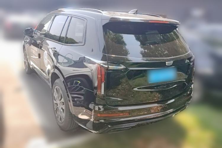 Used Cadillac XT6 2023 2.0T Six-Seater Four-Wheel-Drive Platinum Edition Black Diamond Version Rear Left 45 Deg